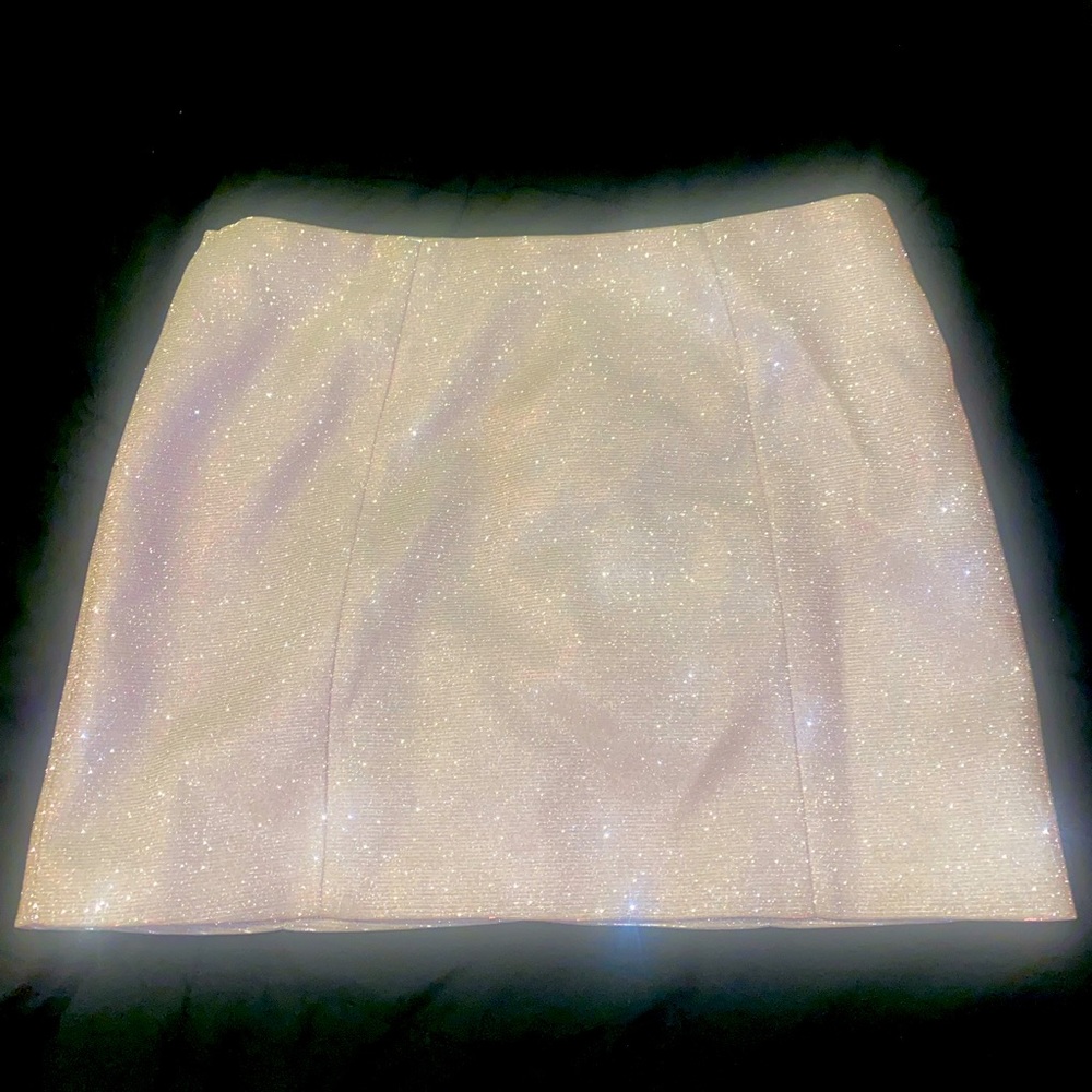 Pink glittery/sparkly skirt from SLA the label
